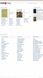 Mobile Screenshot of pdftitles.com